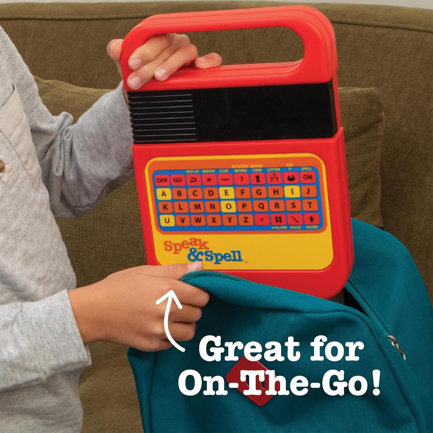 Speak & Spell Electronic Game - Educational Learning Toy, Spelling Games, 80s Retro Handheld Arcade, Autism Toys, Activity for Boys, Girls, Toddler, Ages 7+ - Image 7