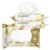 The Honest Company Flushable Wipes for Sensitive Skin, Hypoallergenic, Fragrance-Free, Gilded Wings Design, 126 Count