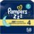 Pampers ZZZ Overnight Diapers, Size 4 (22-37 lbs), 58 Count, Nighttime Protection Disposable Baby Diaper, Night Time Leak and Skin Protection