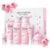 6PCS Sakura Skin Care Set, Skin Care Set Includes Facial Cleanser, Toner, Lotion, Essence, Eye Cream And Face Cream, Beauty Travel Skin Care Gift Set Suitable For Girls