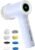PUFTEM Shower Scrubber, Electric Spin Scrubber for Bathroom Cleaning – Cordless Shower Cleaner Brush with 6 Brush Heads, Dual-Direction Rotation, for Grout, Tile, Tub, Sink & Corners, Purple