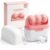 Leeshine Ice Roller Set for Face and Eyes – Facial Skin Care Tools with 2 Cold Therapy Face Roller and Premium Travel Case, Self Care Gift for Men Women (Pink)