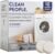 THE CLEAN PEOPLE Washing Machine Cleaner – Washer Machine Cleaner Tablets for Removing Odor, Grime & Scale Buildup – Front Load and Top Load Laundry Machine Cleaner – 10 Count