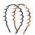 Zigzag Headbands for Women 2 Pack Hair Comb Headbands With Teeth Fashion Hair Accessories Plastic Non-Slip Wavy Headband for Women Gift Daily Styling
