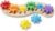 Melissa & Doug Rainbow Caterpillar Gear Toy with 6 Interchangeable Gears