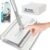 FlexiClamp Sweep & Mop Kit – Compatible with Swiffer Pads, Durable Cleaning Tool for Hardwood, Tile, Marble & Laminate Floors, Home, Kitchen Cleaning Essentials. (Include 10 Dry Cloths)