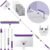 Baseboard Cleaner Tool with Handle, 60″ Extendable Long Handle Baseboard Cleaner with 5 Reusable Pads for Baseboards Cleaning, Ceiling, Wall, Floor, Bathroom Kitchen