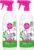 Dapple Baby All Purpose Cleaning Spray, Hypoallergenic for Toys, High Chairs, Swings, Counters, Powered by Plants, 1 Pump Included, Lavender, 30 Fl Oz (Pack of 2)