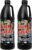 Instant Power Hair and Grease Drain Cleaner – Shower Drain & Sink Cleaner, Liquid Clog Remover, Made in USA, Sink Deodorizer – 1 Liter (Pack of 2)