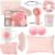 FoldTier 11 Pcs Mother’s Day Menopause Gift for Women Care Baskets Box Pink Menopause Support Gifts Calming Anxiety Stress Relief Set for Birthday