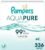 Pampers Aqua Pure Baby Wipes, 99% Water, Fragrance Free, Unscented, Water Based, Multi-Use, 336 Wipes Total (6X Flip-Top Packs) [Packaging May Vary]