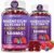 Magnesium Glycinate Gummies 500mg, Sugar Free Magnesium Gummies for Adults and Kid, High Absorption Chewable Magnesium Supplement for Body Support, Relaxation Muscle Relief and Zzz, Vegen, 120 Count