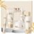 LAIKOU Skin Care Set, Korean Skin Care with Rice Cleanser, Toner, Serum, Eye Serum, Moisturizing Cream 5pcs for Women Teen Girls Mom Daughter Mother’s Day Birthday Christmas Lover Korean Beauty