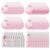 Sakura Travel Skincare Sets, 60pcs Mini Travel Skin Care kit Including Cleanser, Toner, Lotion, Serum, Cream, Sleepping Mask