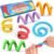 Fidget Toys Silicone Sensory Sticks, Textured Calming Sensory Toys for Kids with Autism, Autism Toy for Anxiety Relief, Travel Toy for Kids 3+ & Adults (6 Pack)