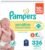 Pampers Sensitive Baby Wipes, Clinically Proven, Fragrance Free, Unscented, Water Based, Hypoallergenic, Multi-Use, Hand Wipes 336 Wipes Total (6X Flip-Top Packs) [Packaging May Vary]