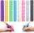 8-Pack Sensory Fidget Pencil Grips for Kids & Adults with ADHD, Autism & Arthritis – Textured Quiet Fidget Toys for Focus, Anxiety Relief & Handwriting Support at Classroom, Home or Work