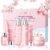 Sakura Skin Care Set – 6 PCS Cherry Blossom Skin Care Kit with Cleanser, Toner, Serum, Lotion, Eye Cream & Face Cream – Moisturizes Skin & Boosts Collagen – Korean Skin Care Set for Teen Girls & Women