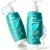 Biotin Rice Water Shampoo and Conditioner Set – Sulfate-Free Formula – Dual Bottle – Made with Collagen, Keratin, and Jojoba to Promote Strength, Shine, and Growth 16 Fl Oz 2 PK