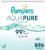 Pampers Aqua Pure Baby Wipes, 99% Water, Fragrance Free, Unscented, Water Based, Multi-Use, 896 Wipes Total (16X Flip-Top Packs) [Packaging May Vary]