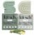 Kitsch Rosemary & Biotin Shampoo and Conditioner Set for Hair Growth – Strengthening, Thickening & Volumizing Shampoo and Conditioner Bar – Paraben, Sulfate & Silicone Free – 2 pack