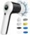 PUFTEM Electric Spin Scrubber, Cordless Shower Scrubber with Battery Level Display, 2 Speeds Electric Scrubber for Cleaning with 6 Replaceable Heads, Cleaning Brush for Bathroom/Sink/Window