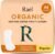 Rael Panty Liners for Women, Organic Cotton Cover – Regular Pantiliners, Light Absorbency, Unscented, Chlorine Free (Regular, 44 Count)