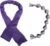 Nano-Ice Cooling Scarf Necklace | 2 Hours of Cooling Comfort for Hot Flashes, Menopause & Heat Intolerance | Purple