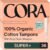 Cora Organic Cotton Tampons (36 Super Plus Tampons)