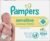 Pampers Sensitive Baby Wipes, Clinically Proven, Fragrance Free, Unscented, Water Based, Hypoallergenic, Multi-Use, Hand Wipes 1344 Wipes Total (24X Flip-Top Packs) [Packaging May Vary]