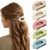 Flat Hair Clips 5 Pack – Matte Flat Hair Claw Clips for Women Girls, Non-Slip Strong Hold Hair Accessories for All Hair Types, Daily Wedding Party Date Beach Use (Light Matte)