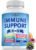 NEW AGE 8 in 1 Immune Support Booster Supplement with Echinacea, Vitamin C and Zinc 50mg, Vitamin D 5000 IU, Turmeric Curcumin & Ginger, B6, Elderberry 60 Count (Pack of 1)