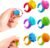 KEEYEMNT 6 Pack Fidget Sensory Rings – Quiet Textured Silicone Finger Toys for Stress Relief, ADHD & Mood Calming, Great as Lesson Prizes & Gifts for Kids & Adults
