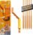 FlexiSnake Pro Drain Weasel Sink Snake Cleaner with New Molded Tip – 18″ – Drain Snake Clog Remover Tool with Rotating Handle & 5 Wand Refills – Easy to Use on Drains & Grates – Made in USA – 5-Pack