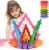 TOMYOU 200 Pieces Building Blocks Kids STEM Toys Educational Discs Sets Interlocking Solid Plastic for Preschool Boys and Girls Aged 3+, Safe Material Creativity
