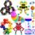 15Pack Fidget Toys Bulk for Adult Kids Age 5-7, 8-12, Sensory Autism Travel Must Have ADHD Autistic Figette Classroom Treasure Prize Box School Must Have Stress Anxiety Easter Basket Stuffers Gifts