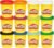 Play-Doh Jewel Colors Bulk 12-Pack of 4-Ounce Cans, Holiday Stocking Stuffers, Prizes & Party Favors, Kids Arts & Crafts, Preschool Toys, Ages 2+ (Amazon Exclusive), 1 Kg