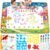 Wedopro Water Doodle Mat 40×30 – Mess-Free Toddler Toys for Ages 3-7 with 27 Pcs | Reusable Water Reveal Educational Drawing Mat for Kids with 24 ABC & Animals | Birthday Gift for Boys & Girls