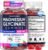 Magnesium Glycinate Gummies 400mg, High Absorption Magnesium Supplement for Women, Men and Kids, Muscle Support and Relaxation, Sugar Free, Vegan, 60 Days Supply