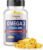 Omega 3 Fish Oil 2,000mg- Pharmaceutical Grade. 1000mg EPA 500mg DHA. Burpless Capsules with No Fishy Aftertaste. All Natural, Organic, Non GMO, Gluten Free for Men & Women.