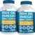 5-in-1 Fish Oil Omega 3 Supplements (2100mg) – Fish Oil with Vitamins D3 & K2 and CoQ10 – EPA DHA Omega 3 Supplement – Lemon Flavored Fatty Acid Supplements, Pack of 2