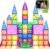 Soyee 102PCS Magnetic Tiles Building Blocks Stem Toys for 3+ Year Old Boys Girls Montessori Toys Toddler Kids Gifts Parents Approved Sensory Toys