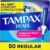 Tampax Pearl Tampons for Women, with LeakGuard Braid, Regular Absorbency, Unscented, 50 Count