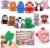12 Pack Animal Sensory Toys for Kids Toddlers, Textured Silicone Fidget Toys, Quiet Travel Toys for Airplane, Car Rides, Preschool & Home Sensory Play, Classroom Calm Corner Toys
