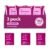 goodwipes Flushable Wipes – Rosewater Wet Wipes for Adults, Sewer & Septic Safe, Guest Bathroom Essentials for Women & Men, pH Balanced & Extra Large, 153 Count (3 Packs and 3 Singles)
