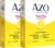 AZO Yeast Plus Dual Homeopathic Yeast Infection Symptom Relief for Women–Vaginal Itching & Burning + Odor & Discharge, Intimate Health Tablets, 2 Pack (60 Count x2), from the #1 Vaginal Health Brand!