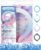 Neck Cooling Tube Wraps Ice Ring Neck Cooler Personal Ice Pack Wrap for Hot Weather Gel Reusable Wearable Gel Cooling for Summer Heat Hot Flashes Freezer Below 64.4℉