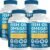 5-in-1 Fish Oil Omega 3 Fatty Supplements (2100mg) – Omega 3 Fish Oil with Vitamins D3 K2 and CoQ10 – Lemon Flavored (120 softgels, Pack of 4)
