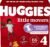 Huggies Little Movers Baby Diapers, Size 4 (22-37 lbs), 66 Ct, Packaging May Vary