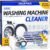 Washing Machine Cleaner Pre-Portioned Powder Tablets for Top Load & Front Load Washers, Odor-Removing, Detergent-Buildup Dissolving, Easy-Dissolve Maintenance Cleaner-12 Pack